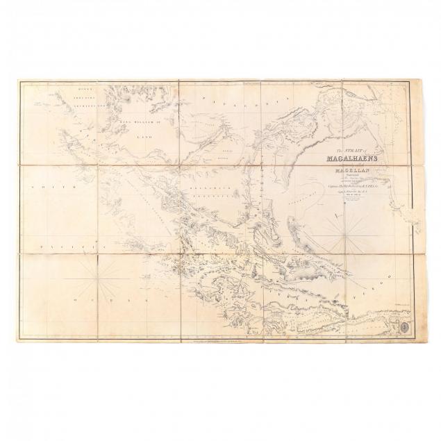 extremely-rare-british-admiralty-map-surveyed-during-darwin-s-expedition