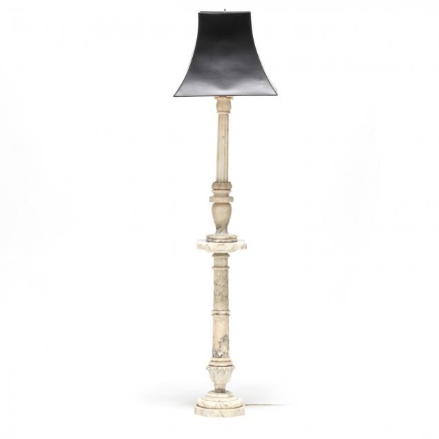 vintage-carved-marble-floor-lamp