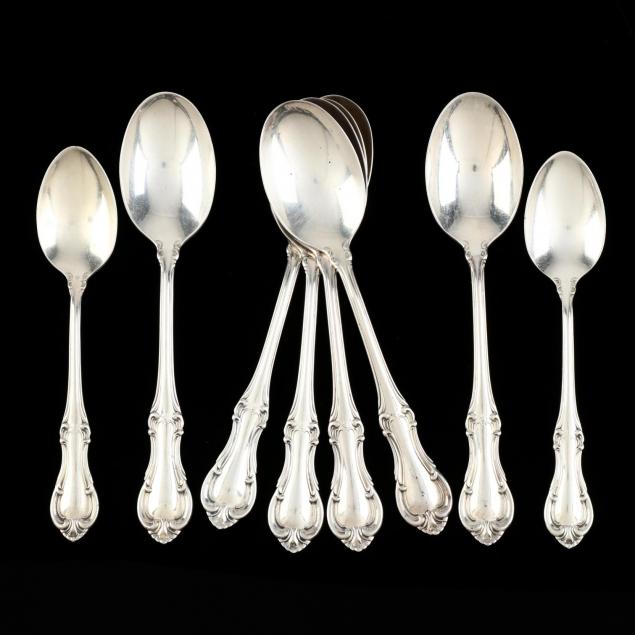 eight-international-joan-of-arc-sterling-silver-spoons