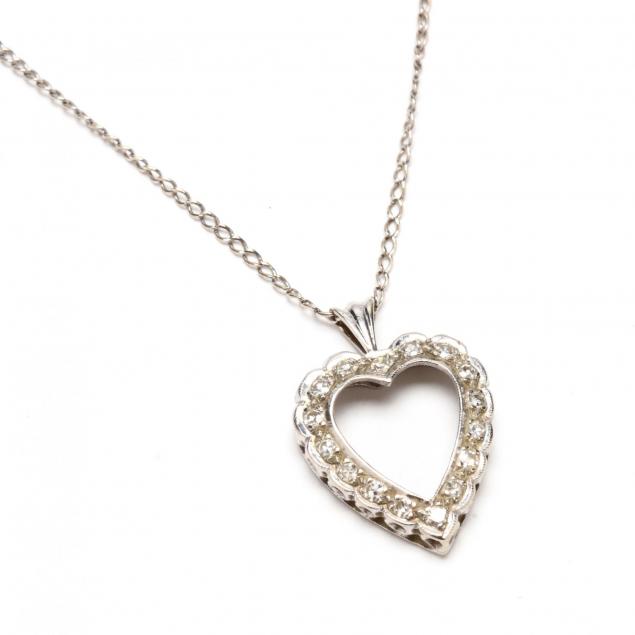 14kt-white-gold-and-diamond-heart-necklace