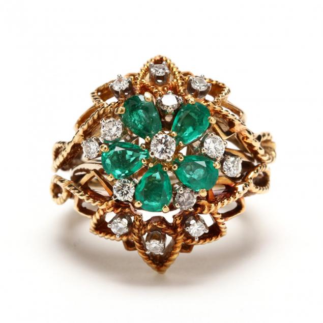 18kt-white-gold-diamond-and-emerald-ring-with-yellow-and-white-gold-diamond-wrap