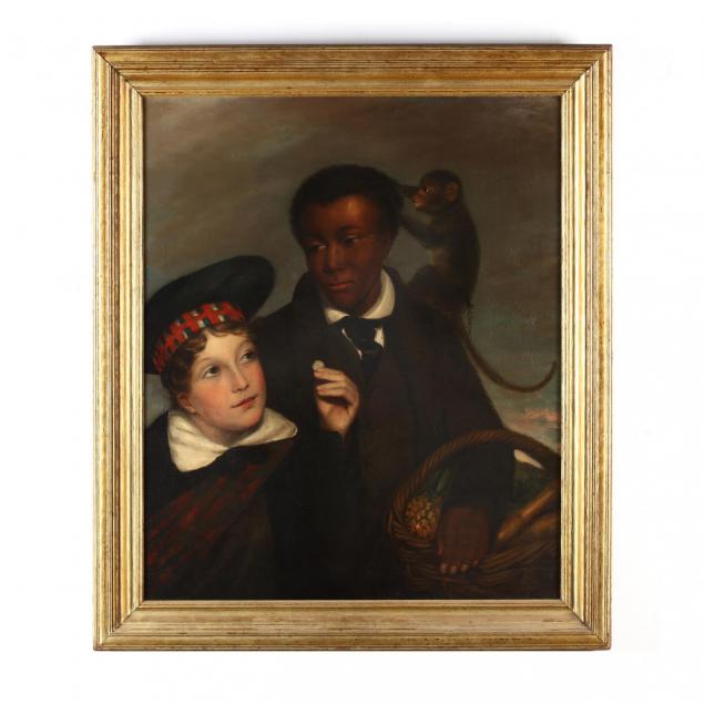 scottish-school-portrait-of-a-young-boy-paying-a-vendor