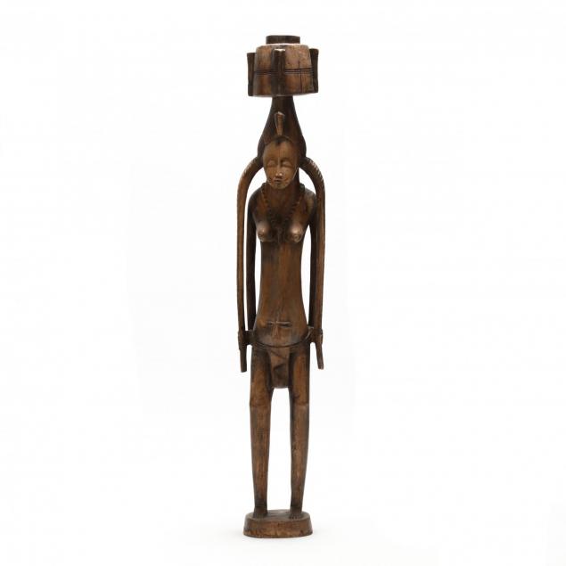 west-african-carved-wooden-statue-of-a-standing-female