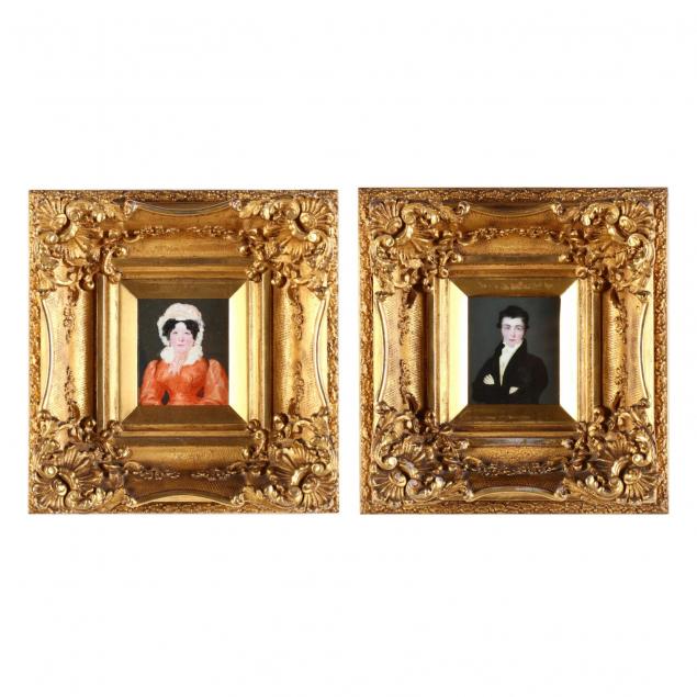 pair-of-portrait-miniatures-19th-century
