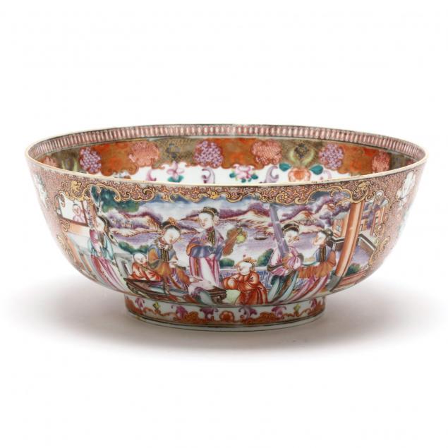 a-chinese-export-porcelain-mandarin-palette-punch-bowl