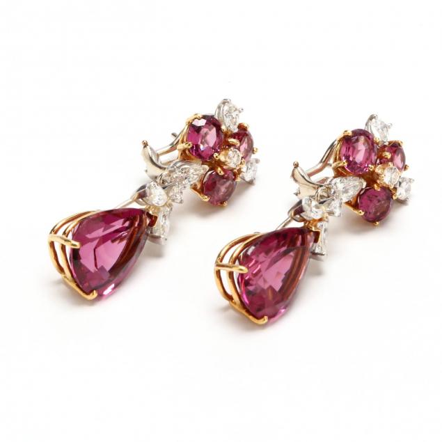 18kt-pink-tourmaline-and-diamond-day-night-earrings