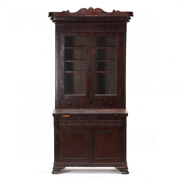 att-thomas-day-mahogany-secretary-bookcase