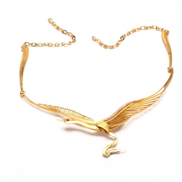 gold-bird-motif-necklace
