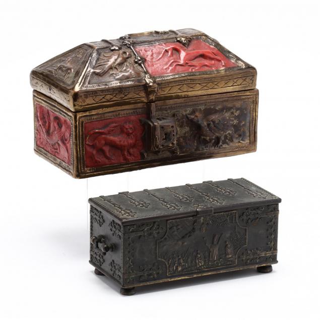 two-decorative-table-top-boxes