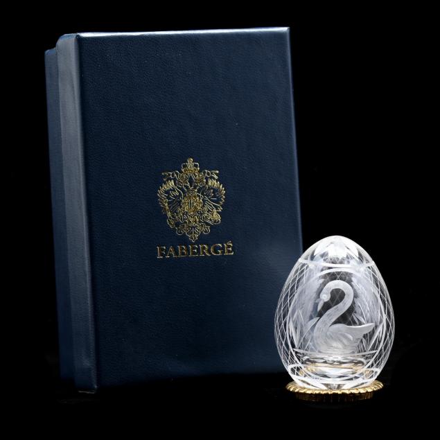 faberge-crystal-swan-petite-egg-on-stand
