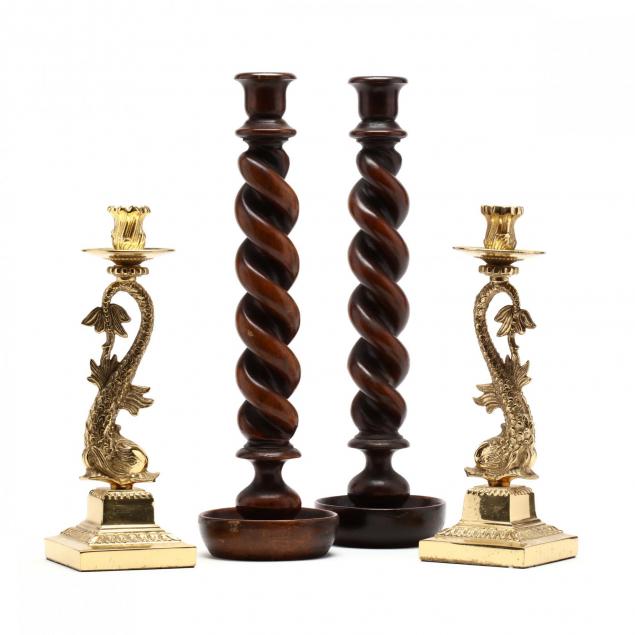 two-pair-of-decorative-candlesticks