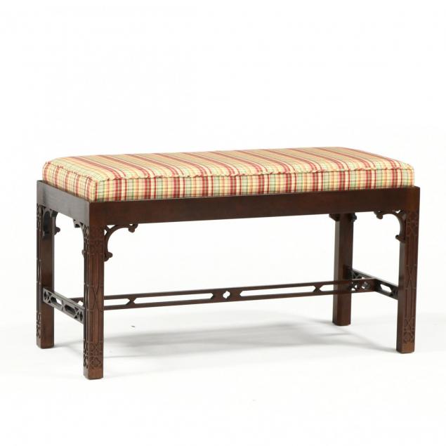 baker-chinese-chippendale-style-bench