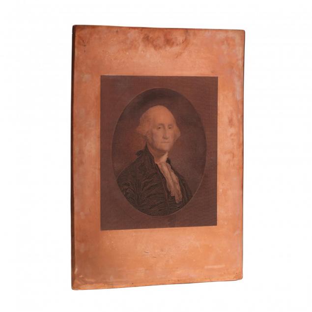 copper-printing-plate-for-marshall-s-household-engraving-of-washington