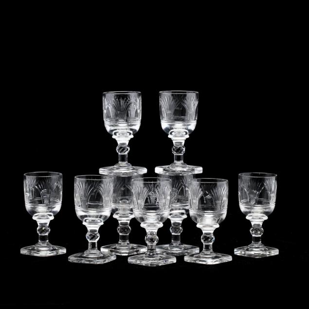 nine-anglo-irish-cut-glass-stems