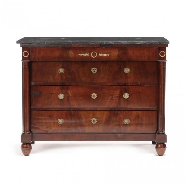 french-empire-marble-top-commode