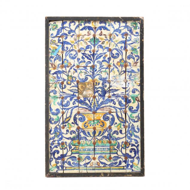 spanish-polychromed-tile-architectural-panel