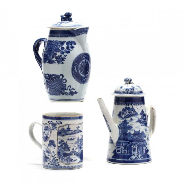 three-chinese-export-blue-and-white-porcelain-vessels