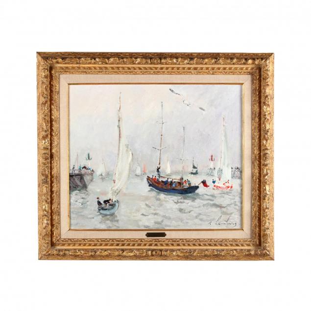 andre-hambourg-french-1909-1999-i-a-deauville-le-yacht-anglais-i