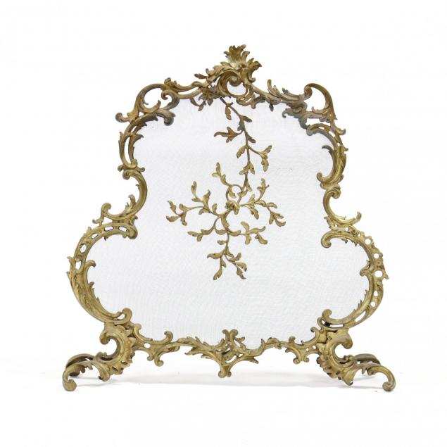 french-rococo-style-gilt-brass-fire-screen