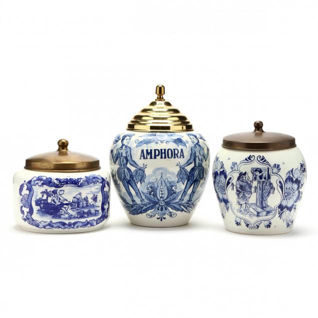 three-blue-and-white-delft-jars