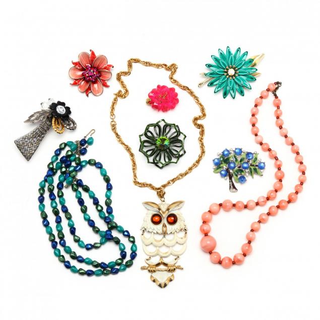 a-collection-of-vintage-costume-jewelry