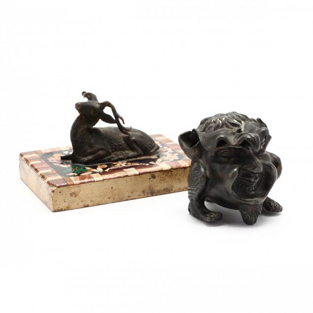 two-antique-desk-accessories