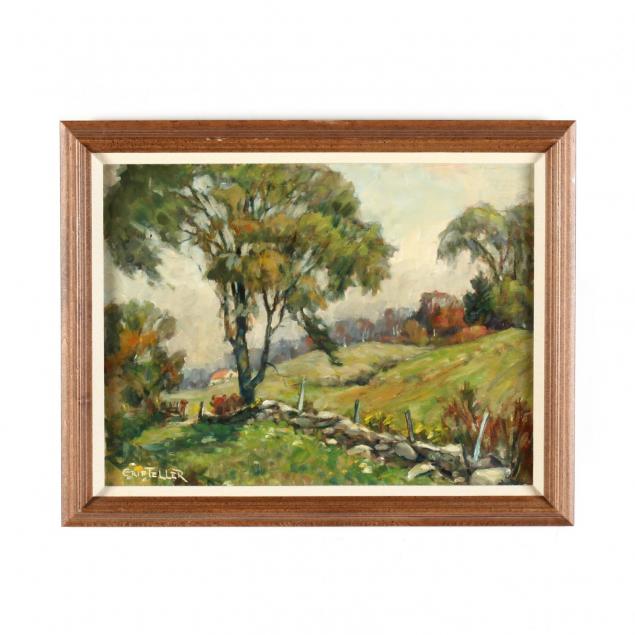 grif-teller-nj-1899-1993-landscape-with-stone-wall