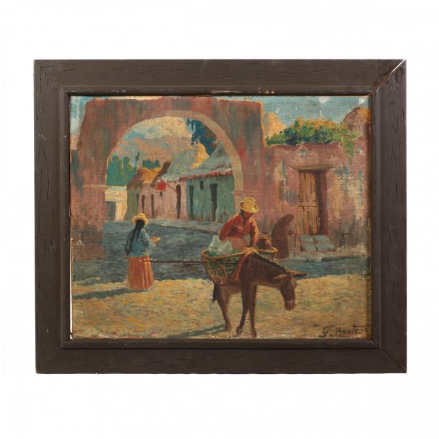 vintage-mexican-painting-of-a-figure-going-to-market