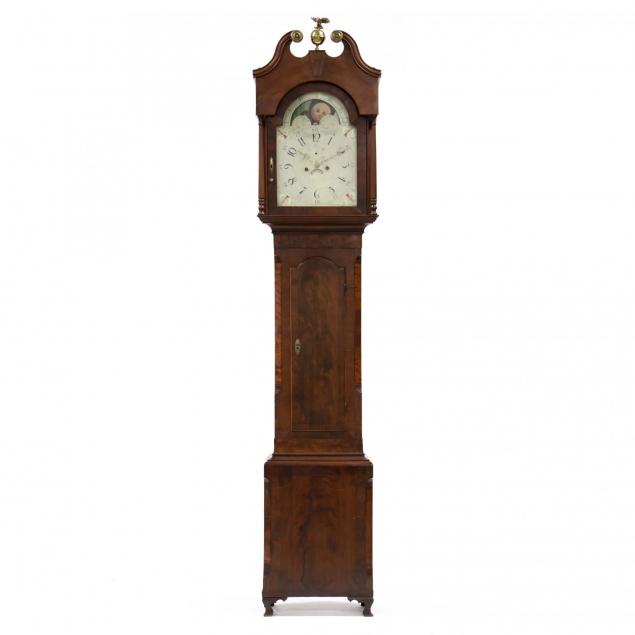 american-federal-mahogany-tall-case-clock