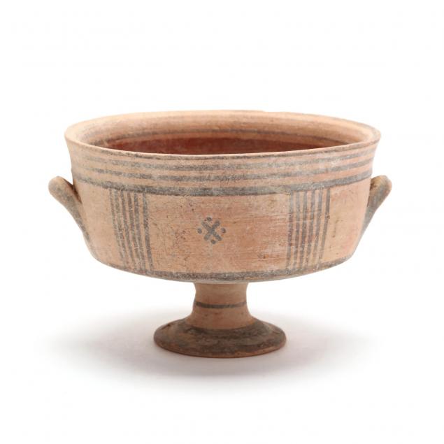 cypro-geometric-stemmed-bowl