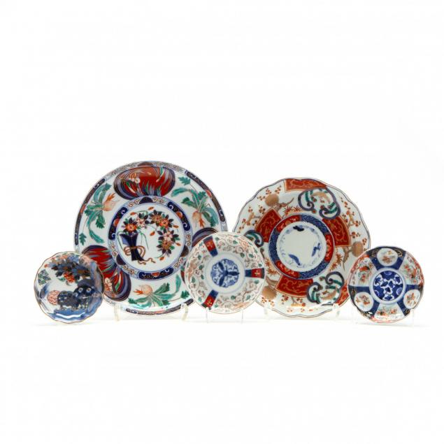 five-fine-imari-porcelain-bowls