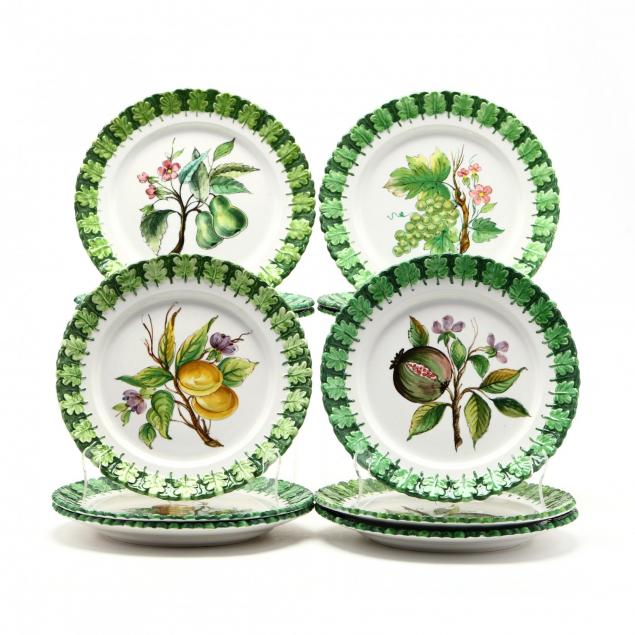 set-of-twelve-majolica-plates