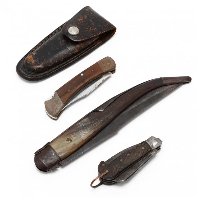 three-early-folding-knives