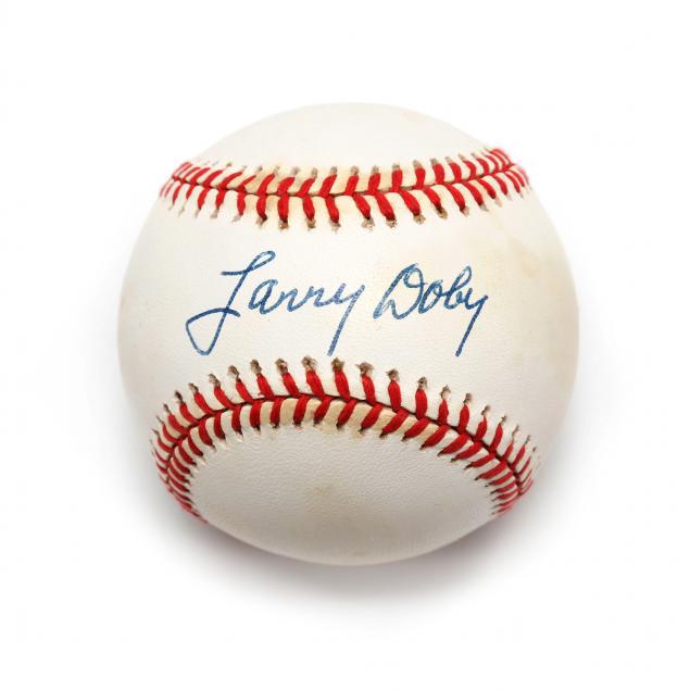 larry-doby-autographed-american-league-baseball