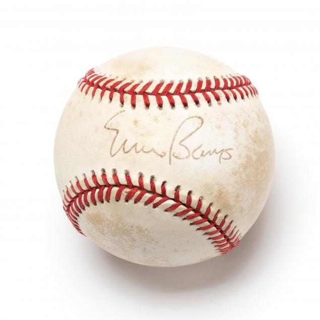 ernie-banks-autographed-baseball
