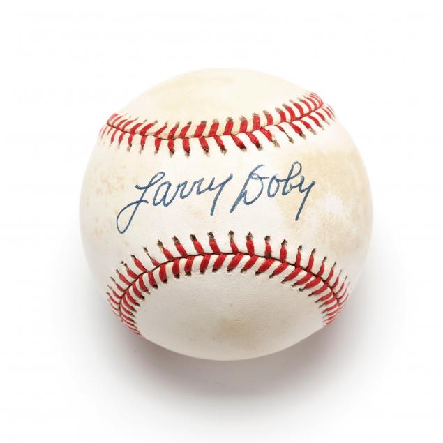 larry-doby-autographed-baseball
