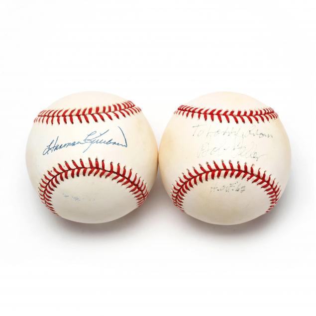 two-autographed-baseballs-bob-feller-and-harmon-killebrew