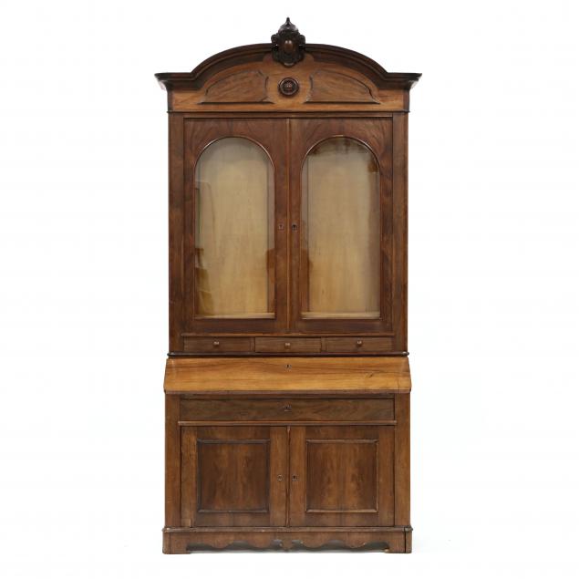 american-victorian-rosewood-secretary-bookcase