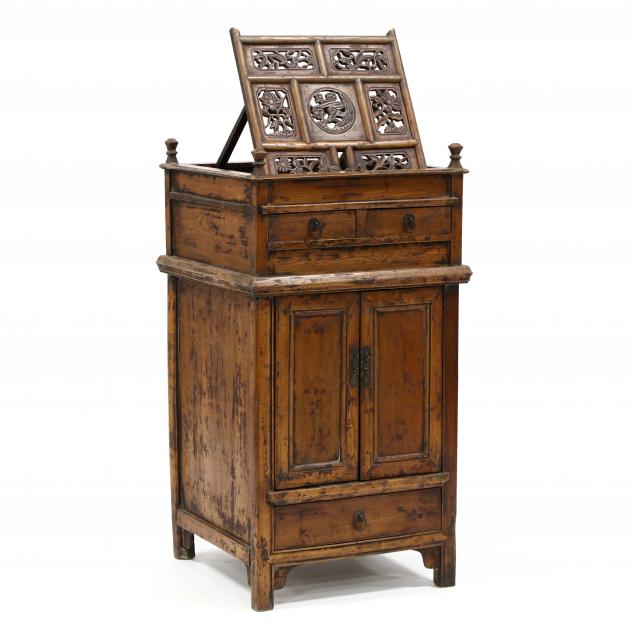 vintage-chinese-carved-lectern-cabinet
