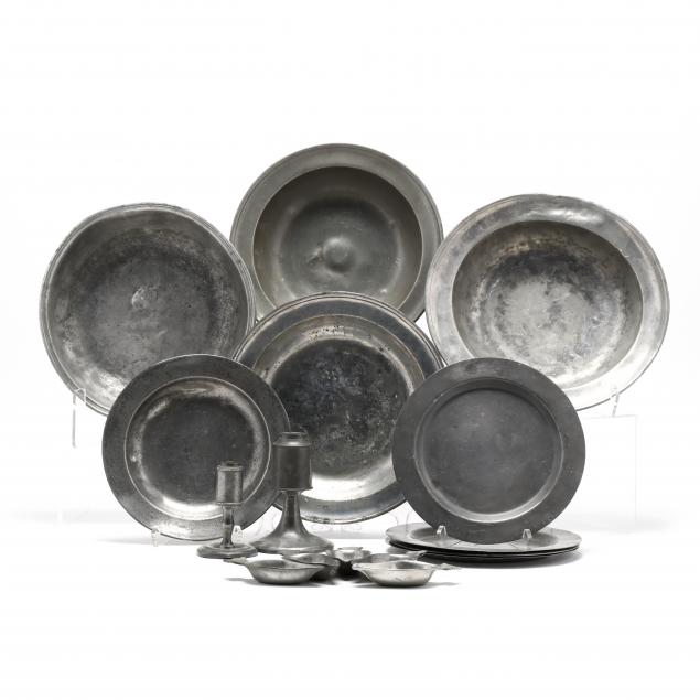 a-group-of-antique-pewter-accessories