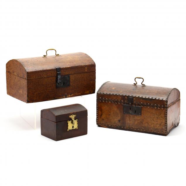 three-antique-document-boxes