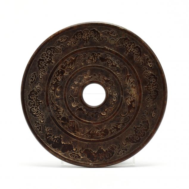a-large-carved-hardstone-bi-disc-chinese