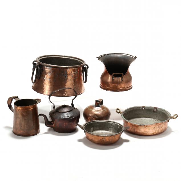 six-antique-copper-kitchen-accessories