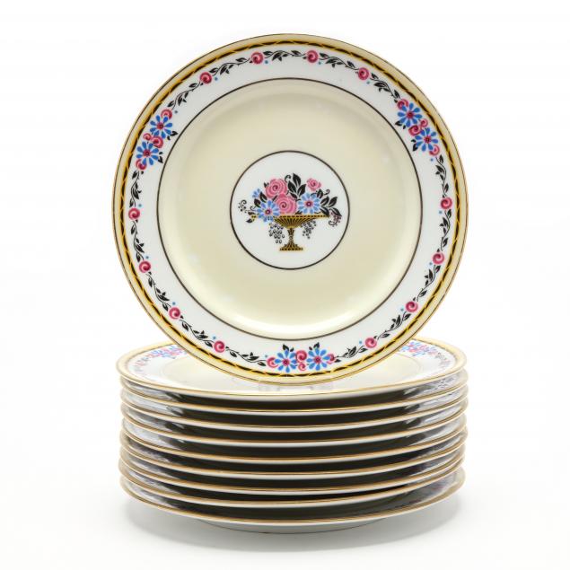 a-set-of-ten-limoges-dessert-plates