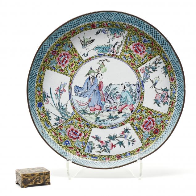 a-japanese-mixed-metals-box-and-a-chinese-canton-enamel-tray