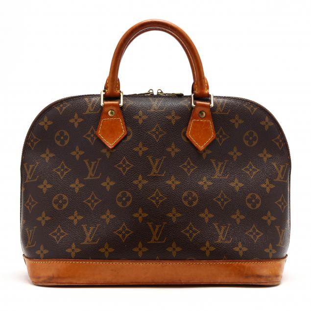 Louis Vuitton - Authenticated Georges Handbag - Cloth Brown Plain for Women, Very Good Condition