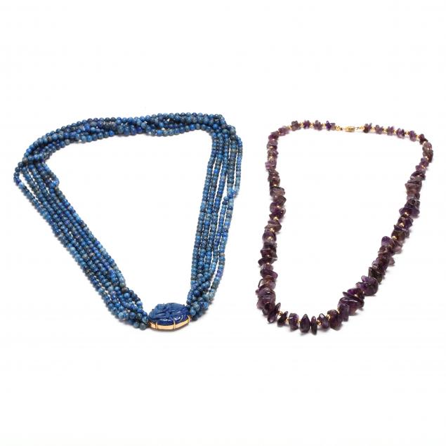 lapis-and-amethyst-bead-necklaces