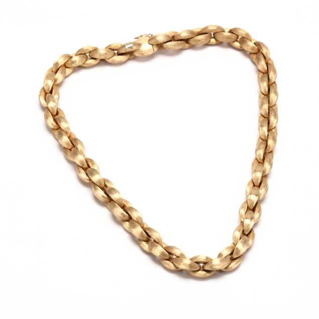 18KT Gold Link Necklace, Nanis (Lot 3 - Important Winter AuctionDec 1 ...