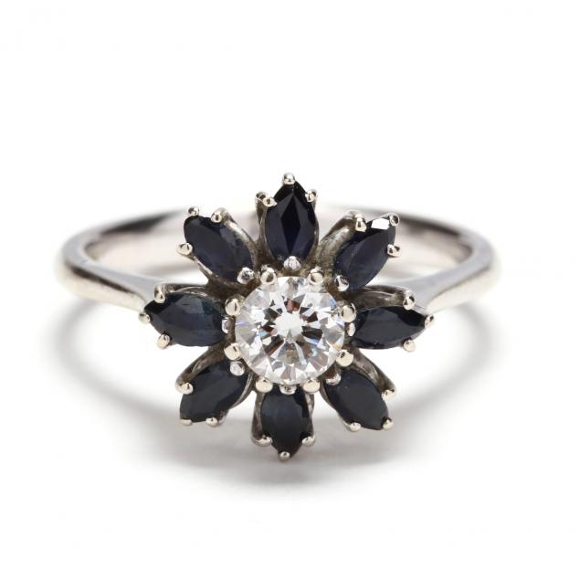 white-gold-diamond-and-sapphire-ring