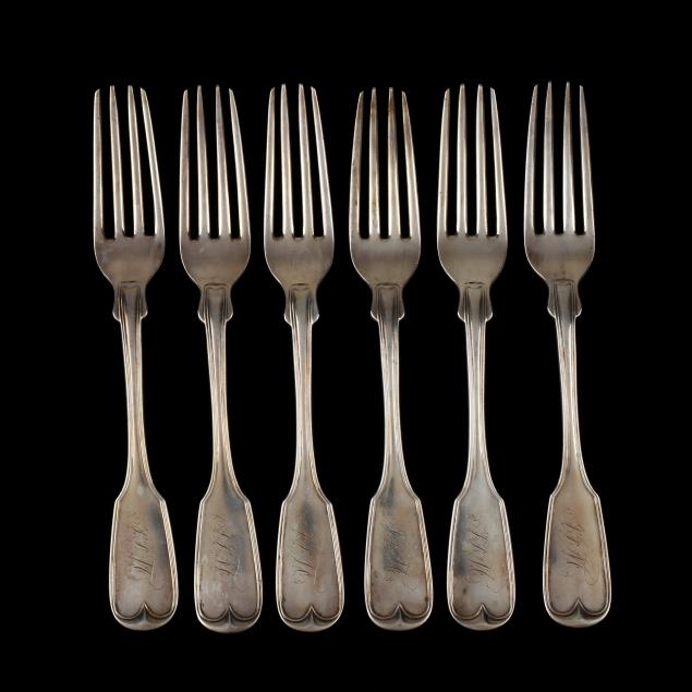a-set-of-six-philadelphia-coin-silver-forks-mark-of-bailey-co